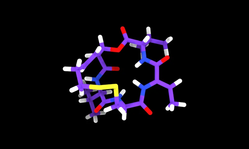 Molecular render representing ADMET-AI