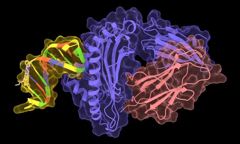 Molecular render representing Chai-1