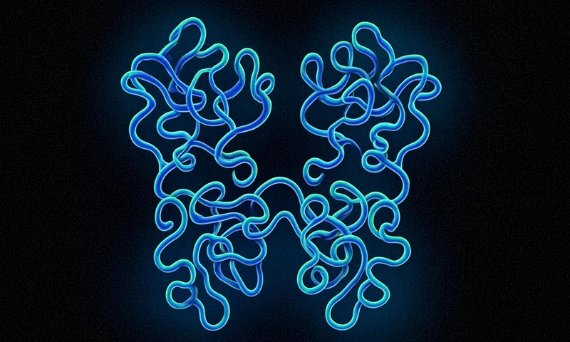 Molecular render representing IgFold