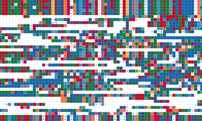 Molecular render representing MMseqs2
